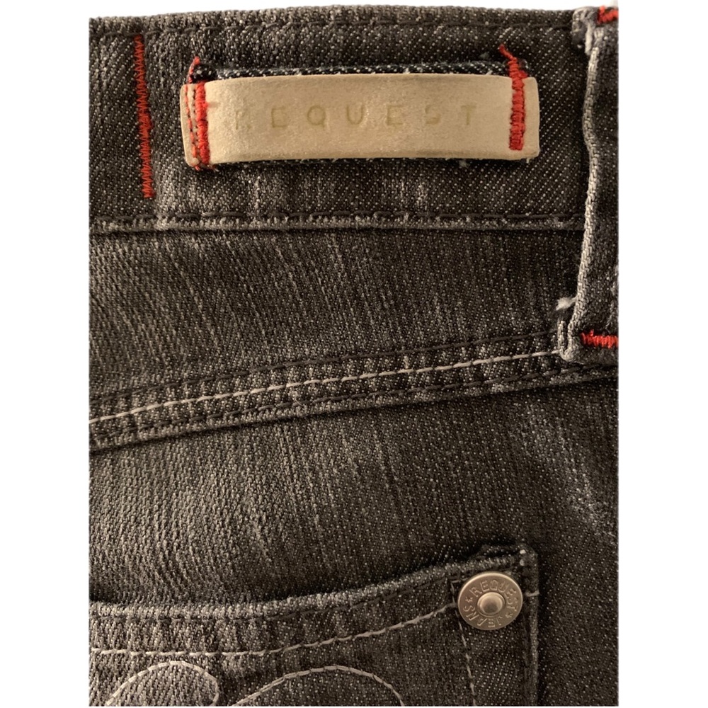Request Denim | NWOT Bootcut Jeans Faded Black Wash Size 24 - Picture 10 of 15